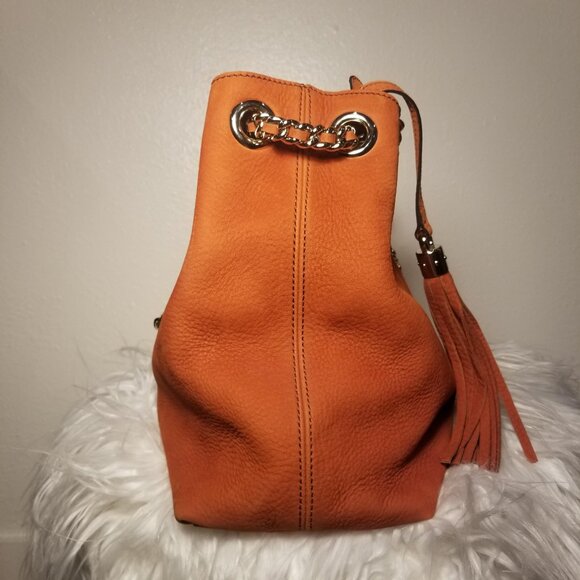 Gucci Soho Large Shoulder Bag in Rust Nubuck Leather - Picture 8 of 16